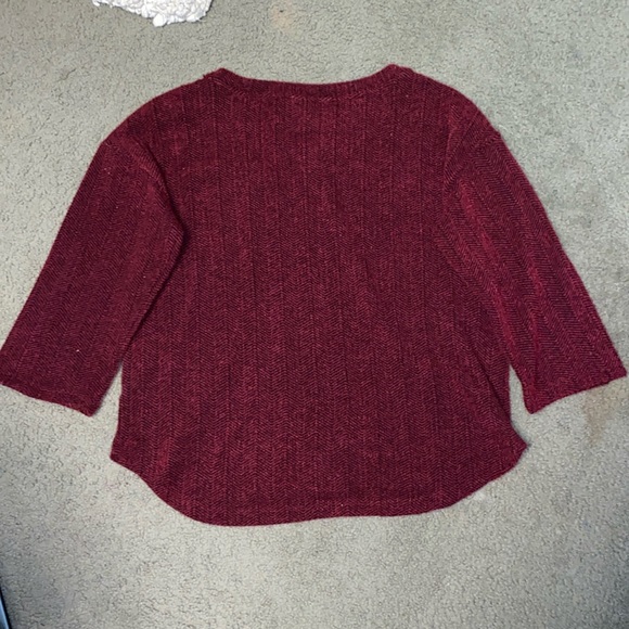 Maroon crew neck - M - Picture 2 of 4
